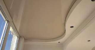 Натяжной потолок на балкон Ногинск, цена 6320 руб.